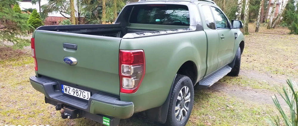 Ford Ranger cena 157000 przebieg: 45400, rok produkcji 2020 z Warszawa małe 529